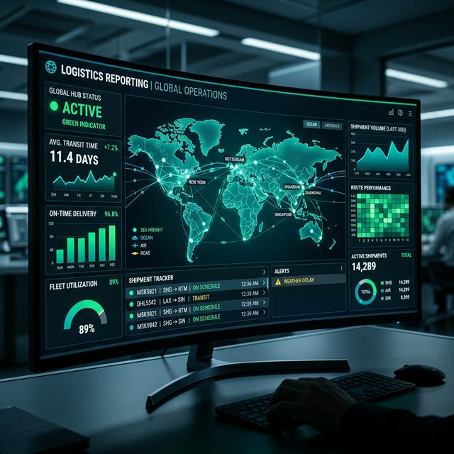 User-Centered Reporting for Logistics Data