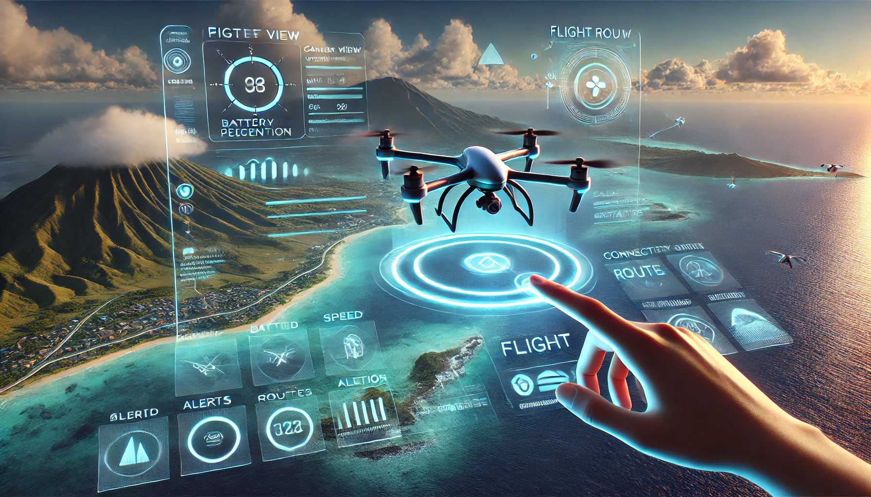 AR Drone Interface Mockup